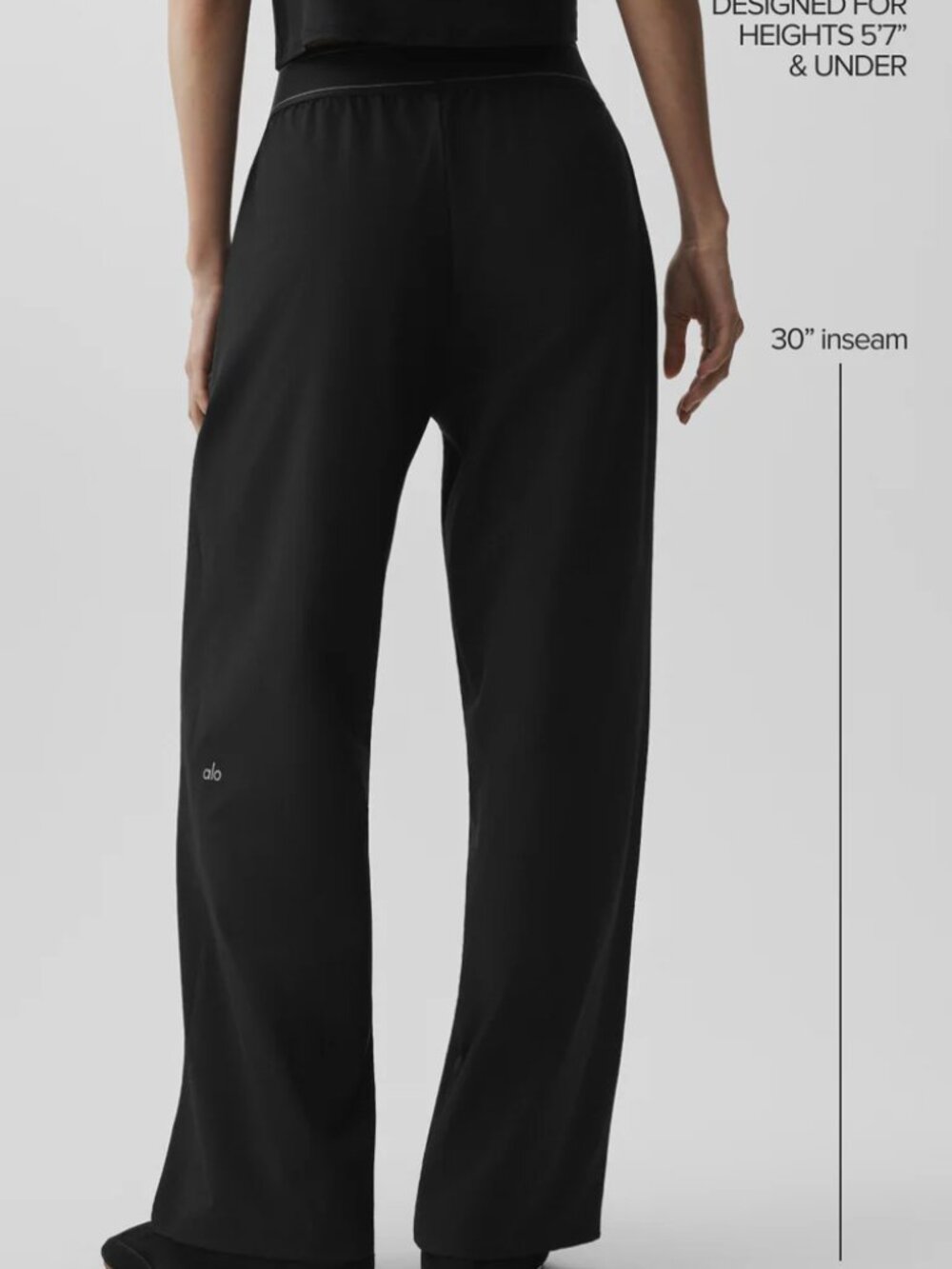 ALO Yoga Suit Up Trouser🖤Classic Black (Regular) Casual Office /NWT💓 - Picture 9 of 9